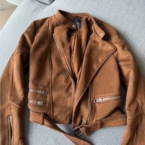 Brown Suede Zara Jacket